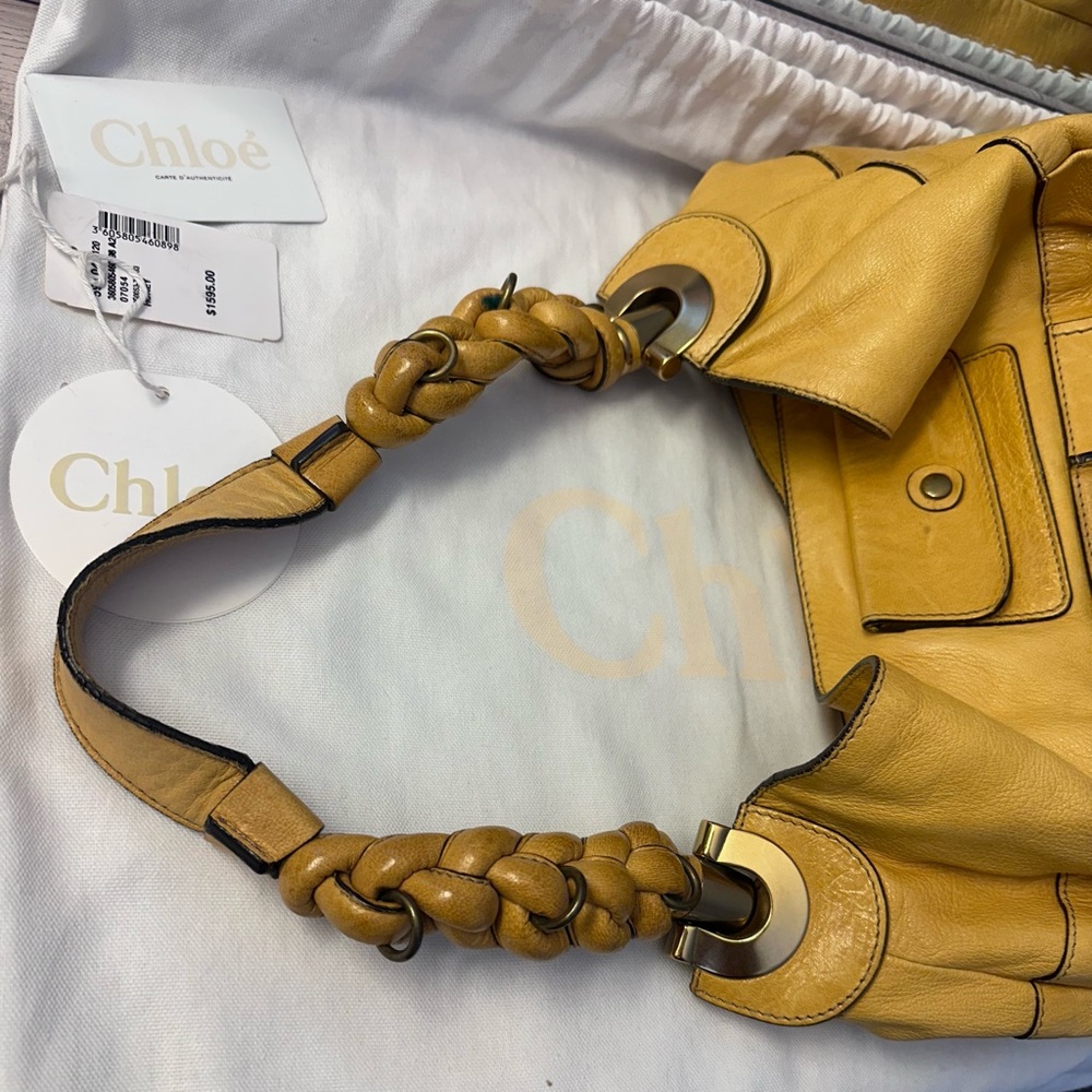 Vintage Chloe leather tote bag
